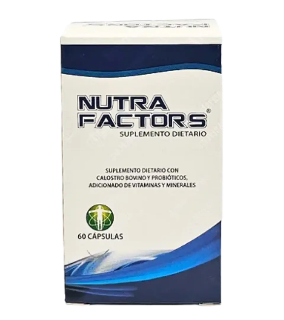 Nutra Factors Calostro Bovino y Probióticos 60 Cápsulas 1
