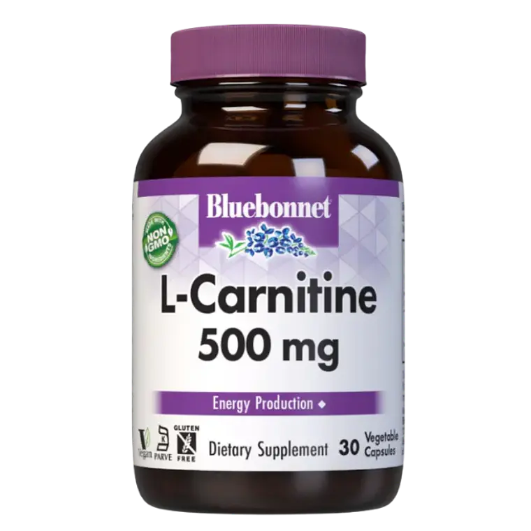 L Carnitina 500 g 30 Cápsulas Bluebonnet  1