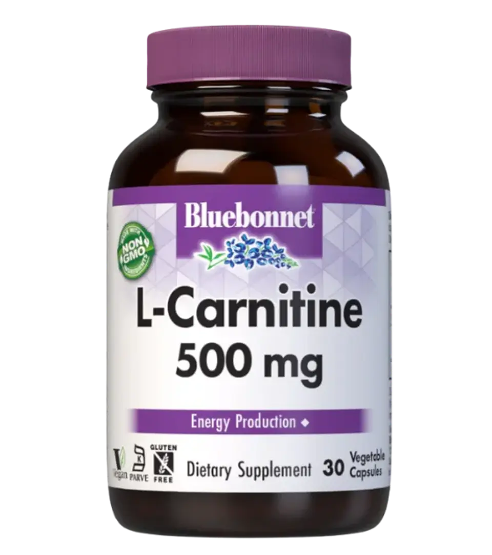 L Carnitina 500 g 30 Cápsulas Bluebonnet  1