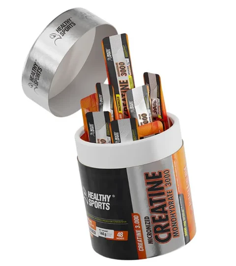 Creatina Sobres 48 Sachets  Healthy America  