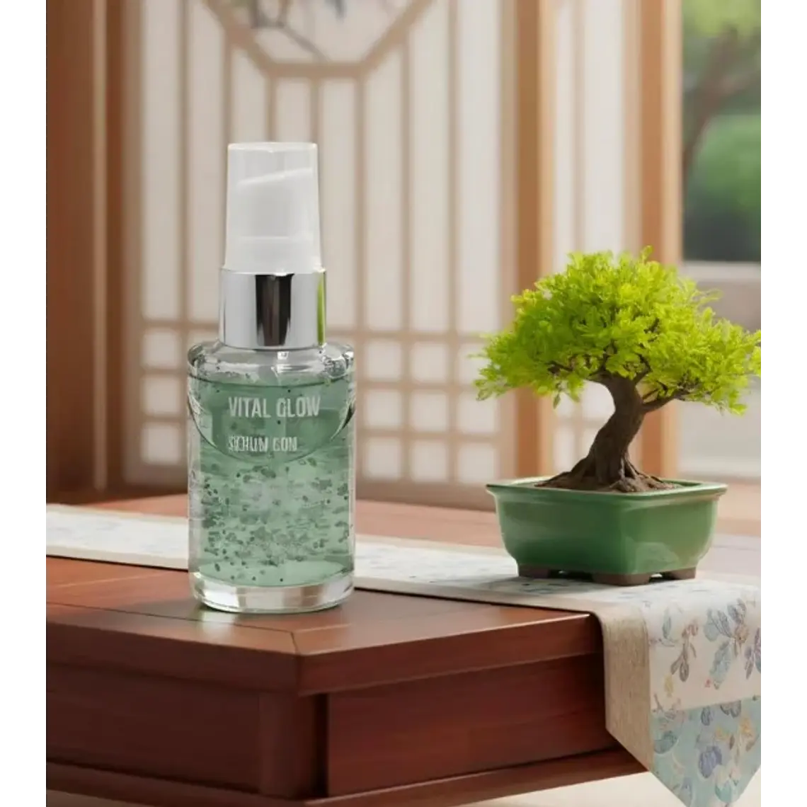 Serum Base Coreano de Extracto de Arroz Probioticos y Centella Vital Glow 2