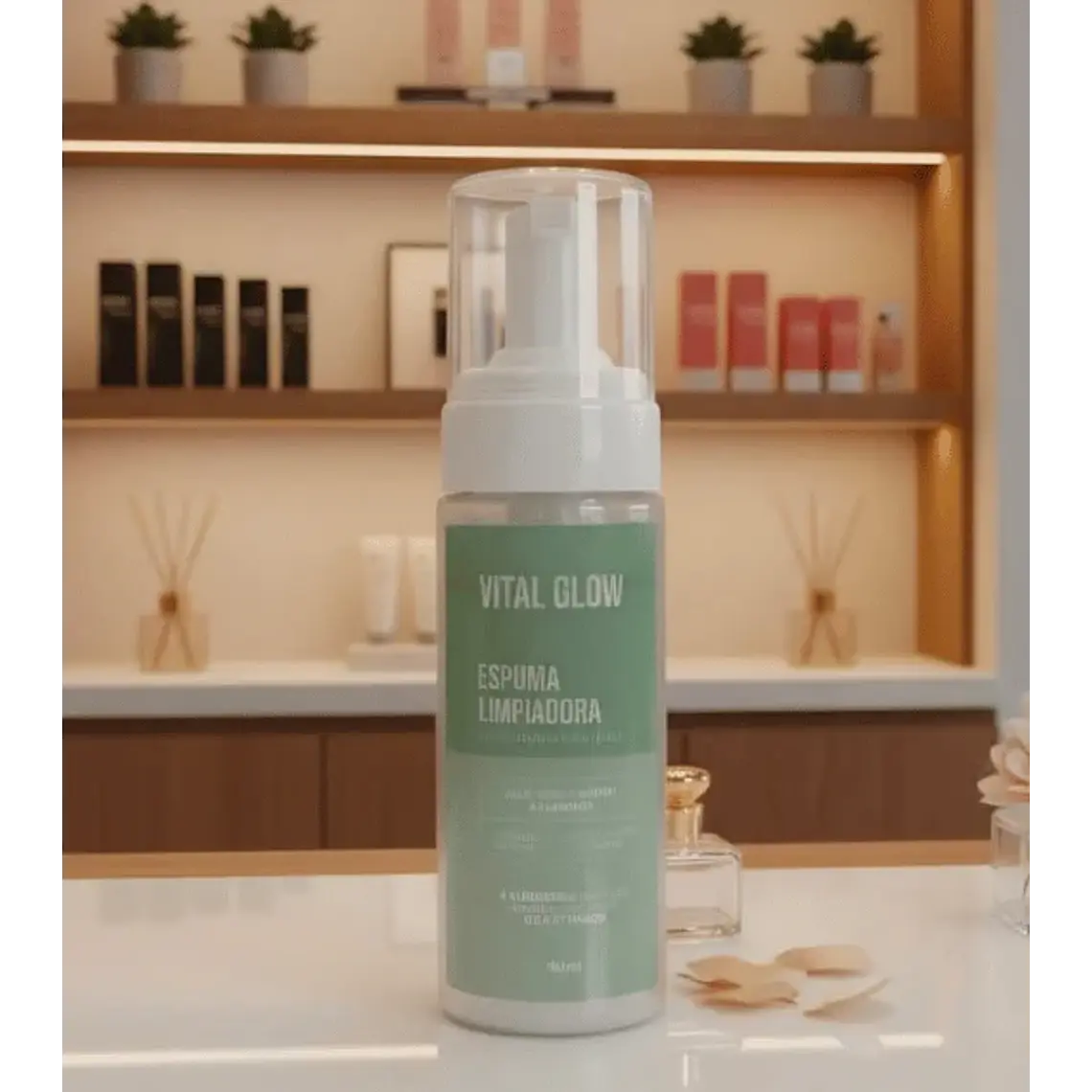 Espuma Limpiadora Aclarante Aloe Vera Vital Glow 150 ml 2