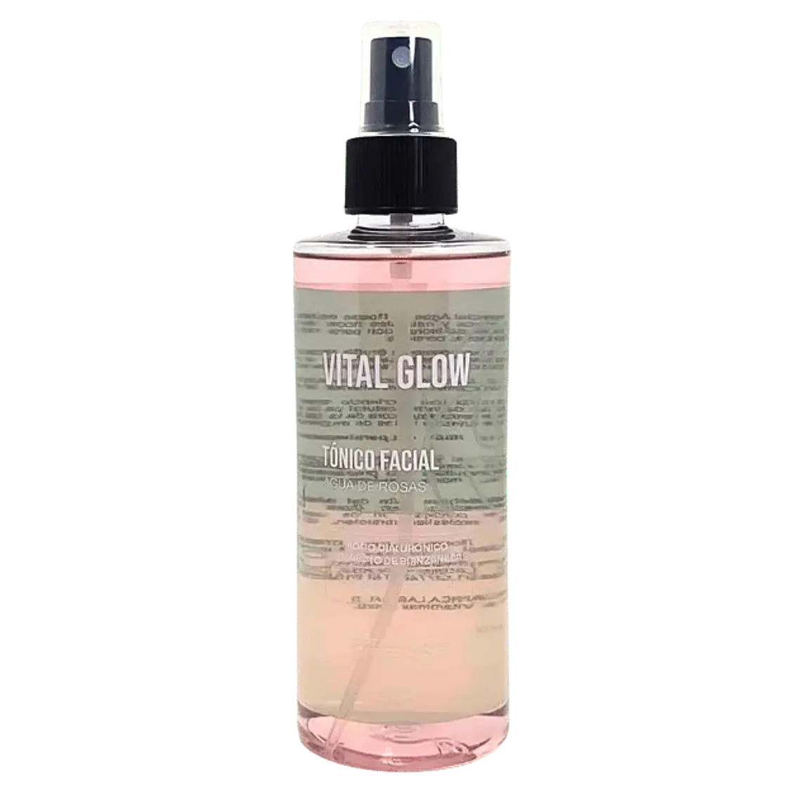 Tónico Facial Agua de Rosas Acido Hialuronico Vital Glow 260 ml 1