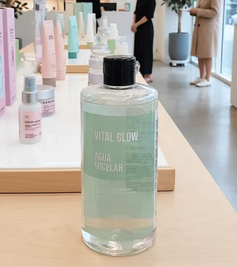 Agua Micelar con Extractos Naturales 400 ml Vital Glow