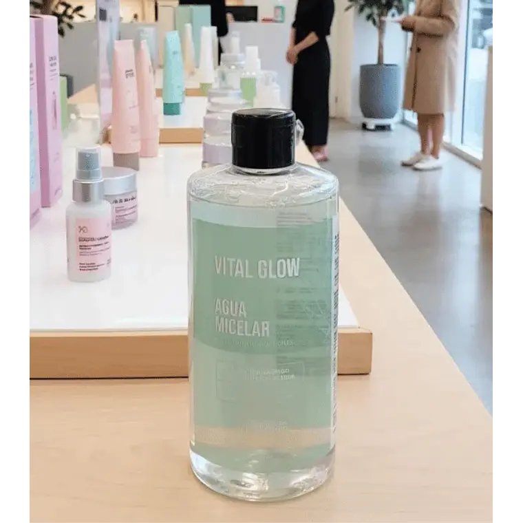 Agua Micelar con Extractos Naturales 400 ml Vital Glow 2