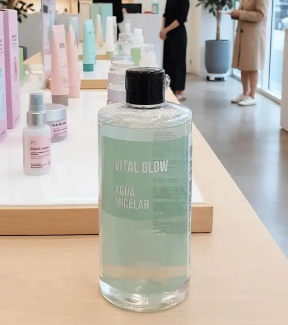 Agua Micelar con Extractos Naturales 400 ml Vital Glow 2