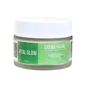 Crema Facial de Extracto de Arroz y Probioticos 50 ml Vital Glow