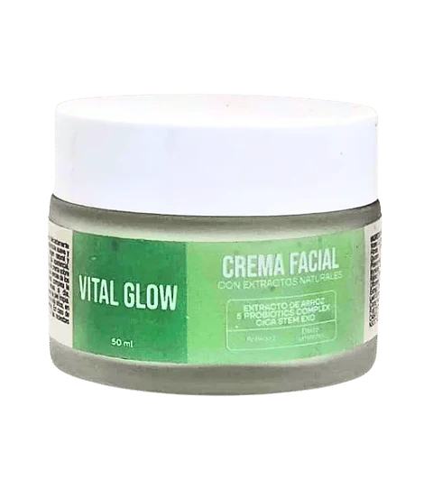 Crema Facial de Extracto de Arroz y Probioticos 50 ml Vital Glow