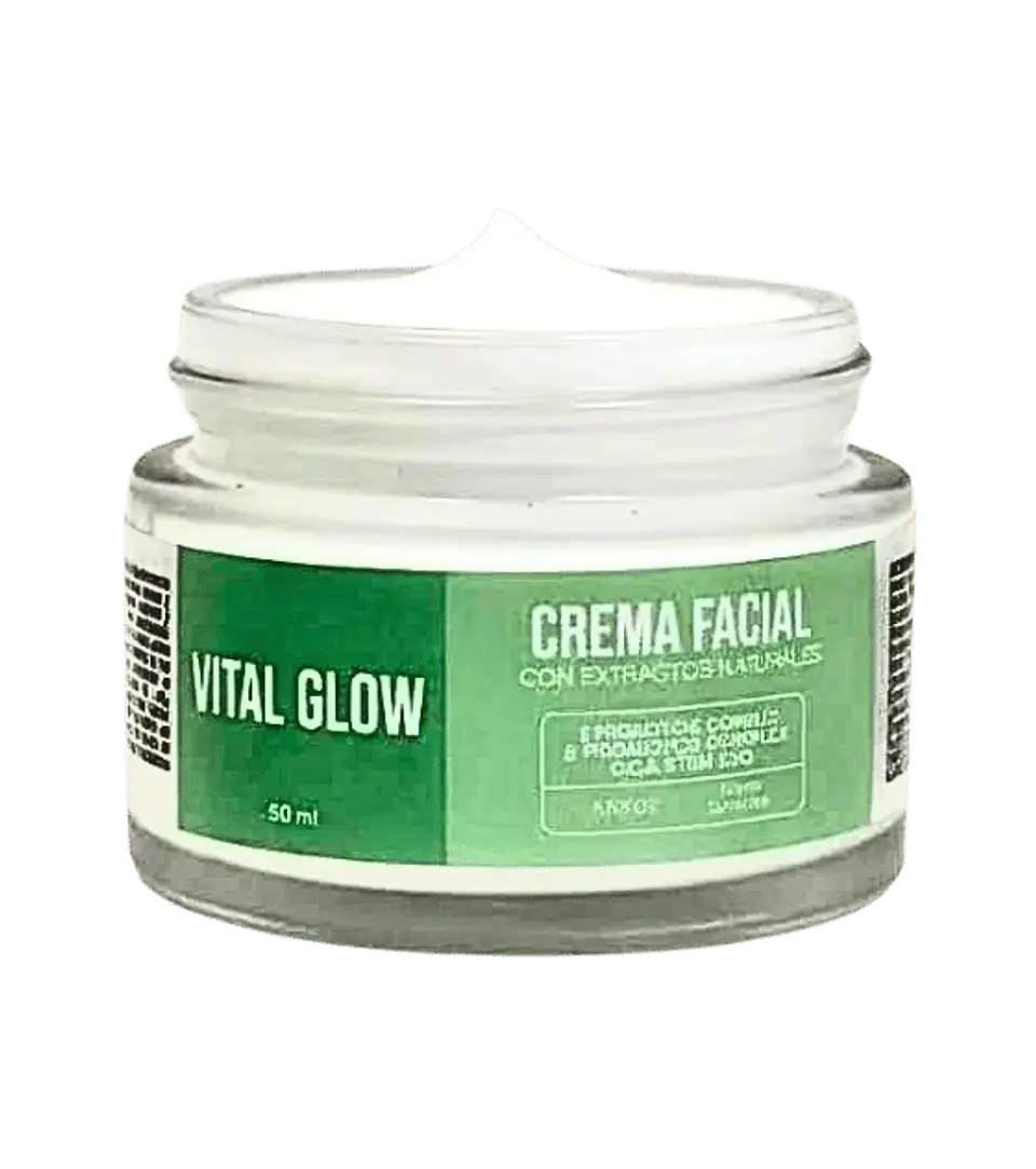 Crema Facial de Extracto de Arroz y Probioticos 50 ml Vital Glow 3