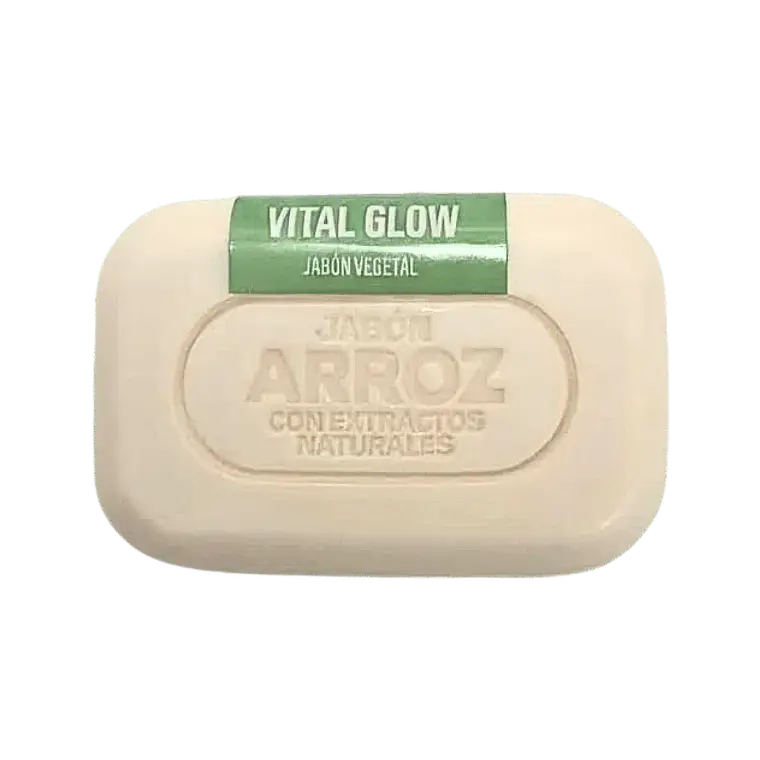 Jabon de Arroz con Extractos Naturales Vital Glow 1