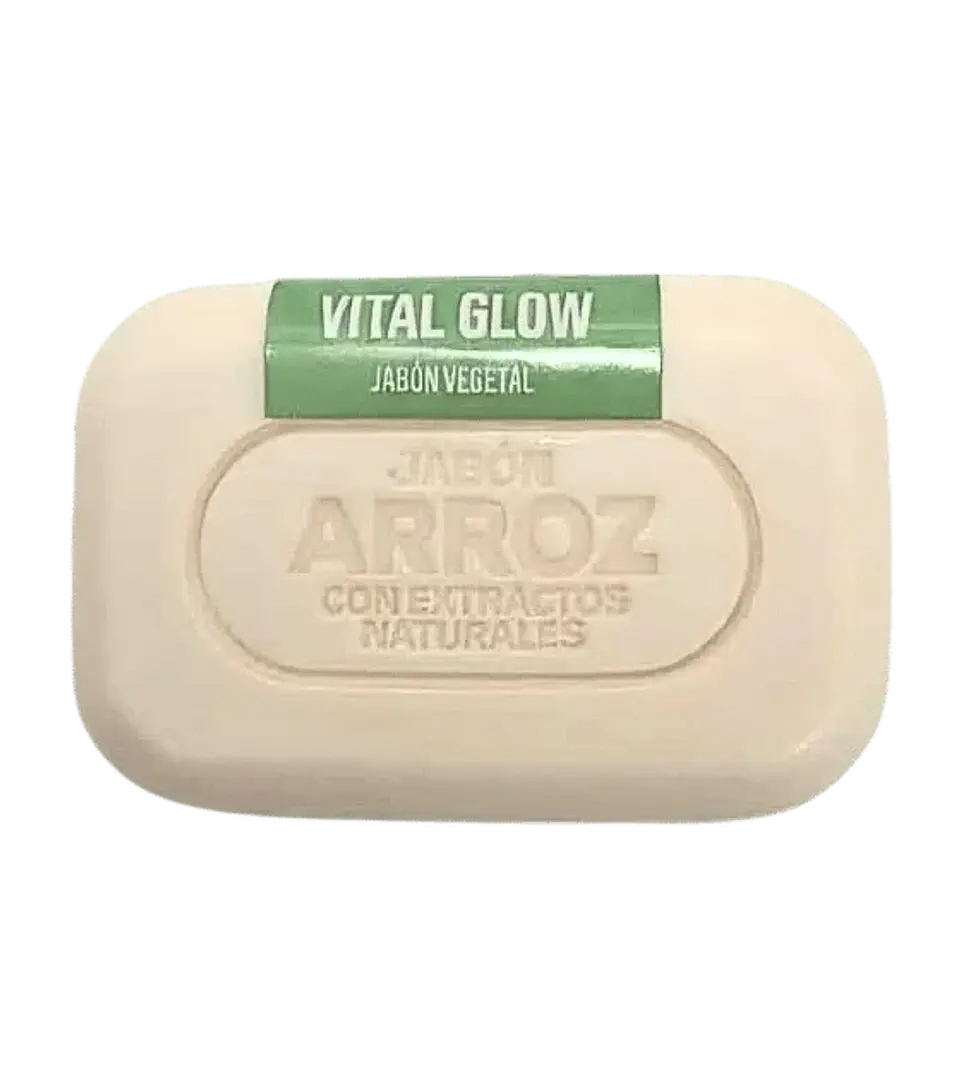 Jabon de Arroz con Extractos Naturales Vital Glow 1