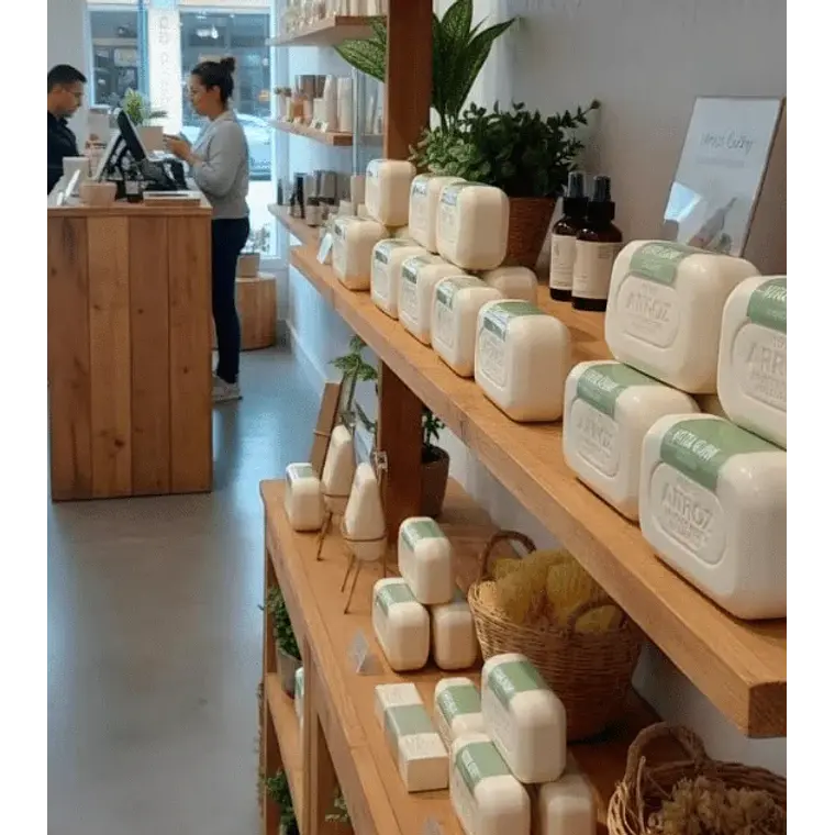 Jabon de Arroz con Extractos Naturales Vital Glow 2