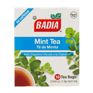Mint Tea 10 bolsas Té de Menta Badia 