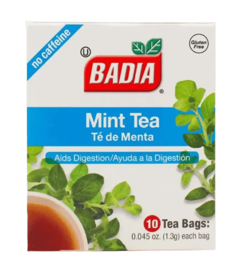 Mint Tea 10 bolsas Té de Menta Badia  1