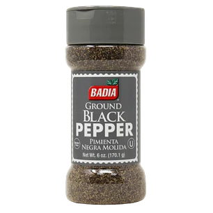 Black Pepper Pimienta Negra Molida 170 gr Badia 