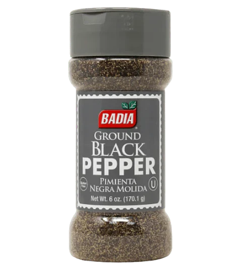 Black Pepper Pimienta Negra Molida 56.7 gr Badia 
