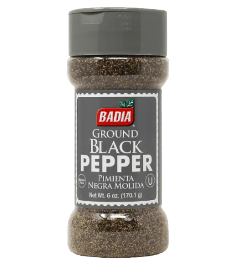 Black Pepper Pimienta Negra Molida 56.7 gr Badia  1