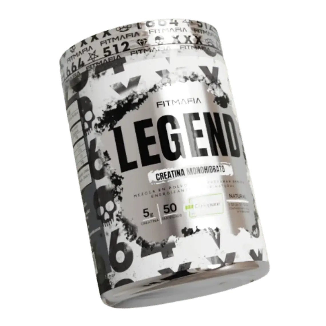 Legend Creatina Monohidrato Sin Sabor 50 servicios 1.32 lbs Fitmafia 1