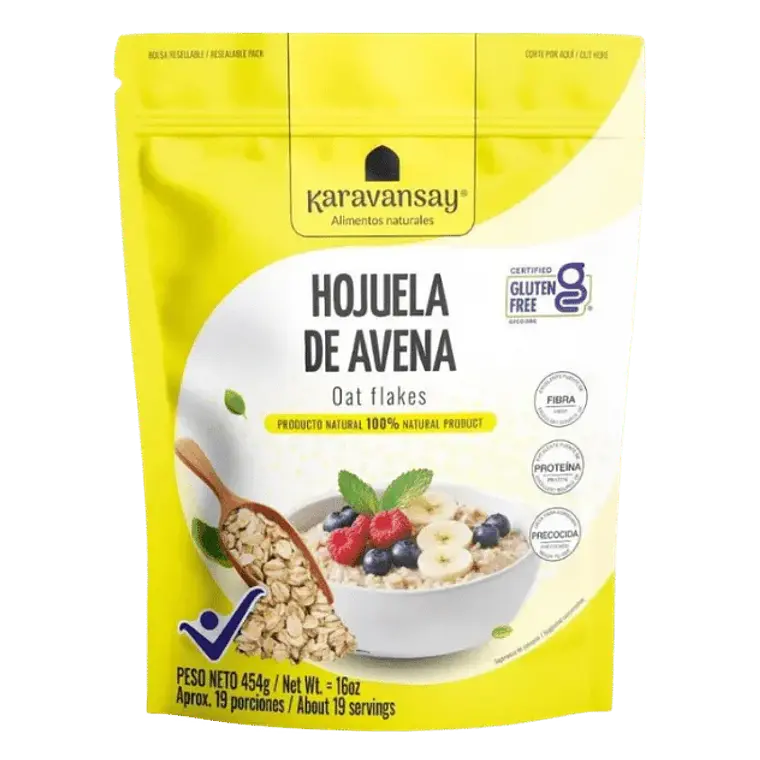 Hojuela de Avena Karavansay Libre de Gluten 454 gramos 1