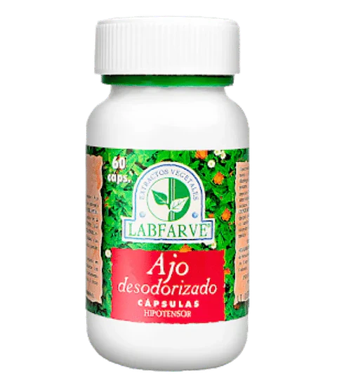 Ajo Desodorizado Labfarve 60 Cápsulas