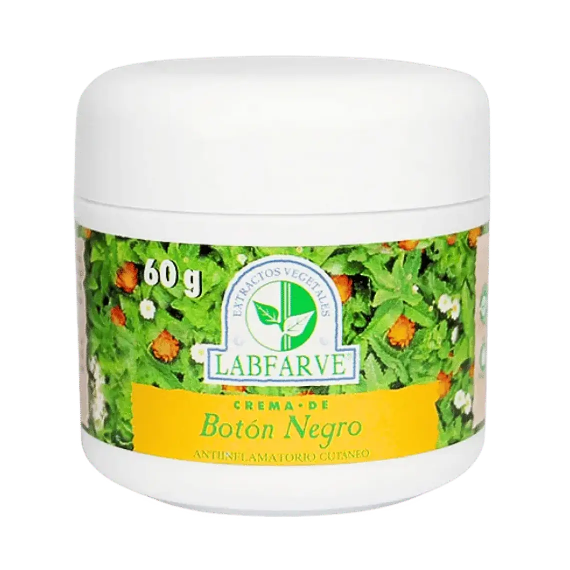 Crema de Boton Negro Antiinflamatorio Cutaneo 60 gr Labfarve 1