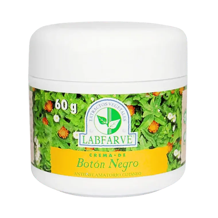 Crema de Boton Negro Antiinflamatorio Cutaneo 60 gr Labfarve 1