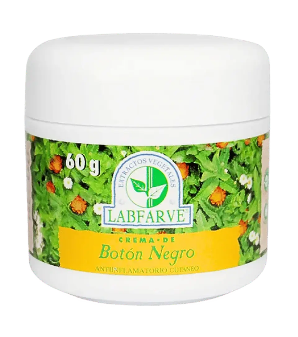 Crema de Boton Negro Antiinflamatorio Cutaneo 60 gr Labfarve 1