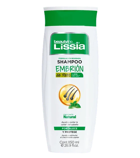 Shampoo Embrion de Pato 850 ml Lissia 
