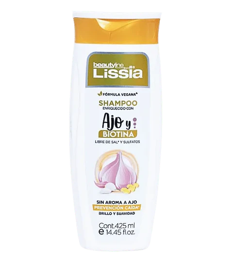 Shampoo Ajo y Biotina Lissia 425 ml 