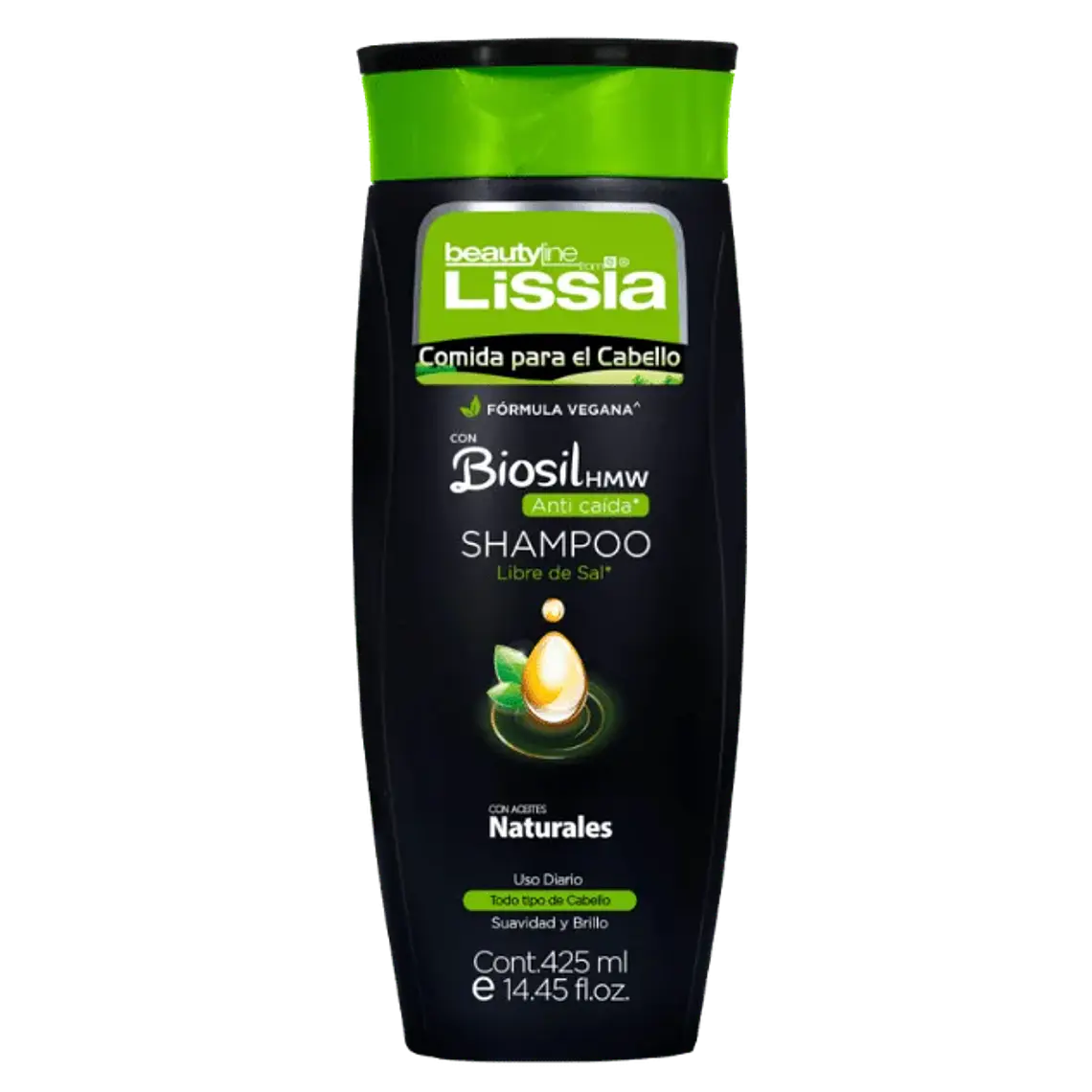 Shampoo Biosil Anticaida Comida para el Cabello Lissia 425 ml  1
