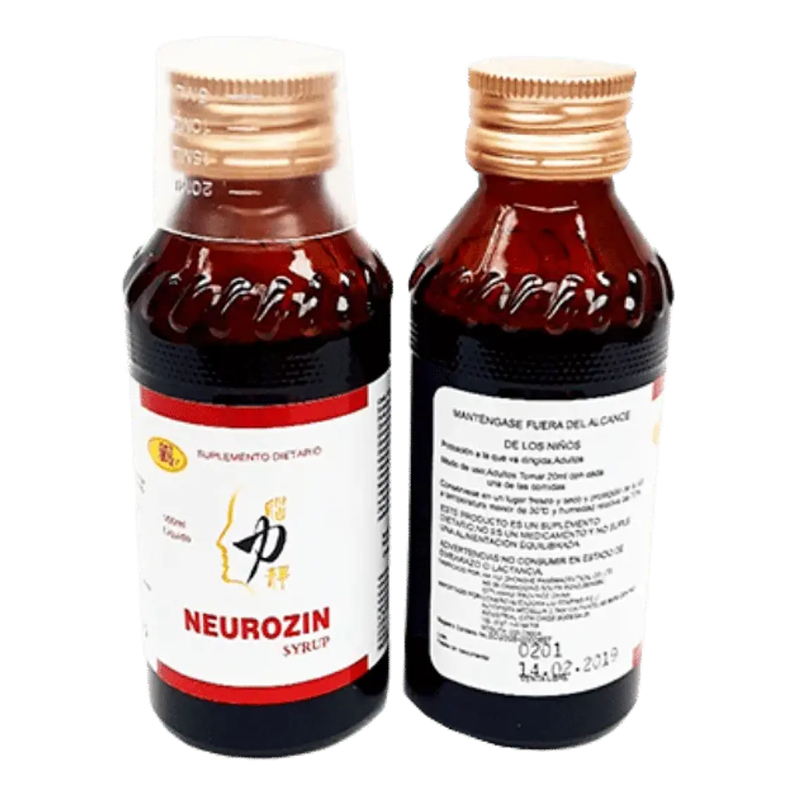 Neurozin Caja por dos frascos de 100 ml LiuFenPing 2