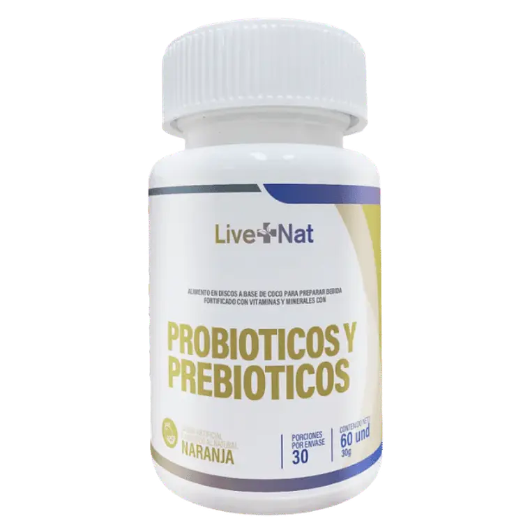 Probioticos y Prebioticos 60 Discos Live Nat 1
