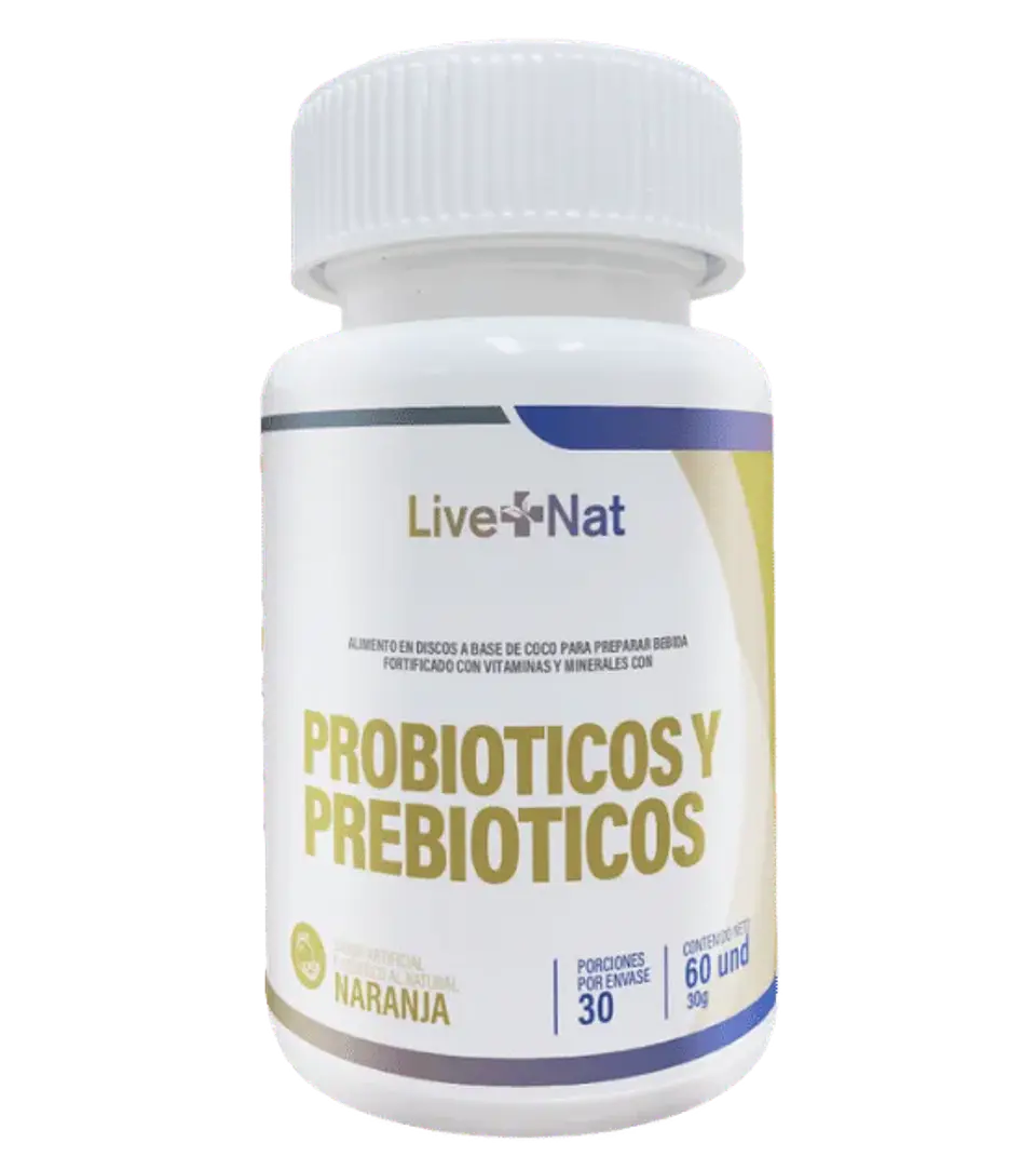 Probioticos y Prebioticos 60 Discos Live Nat 1
