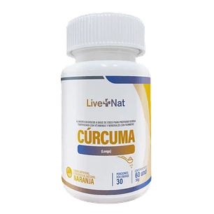Cúrcuma 60 Discos Live Nat  