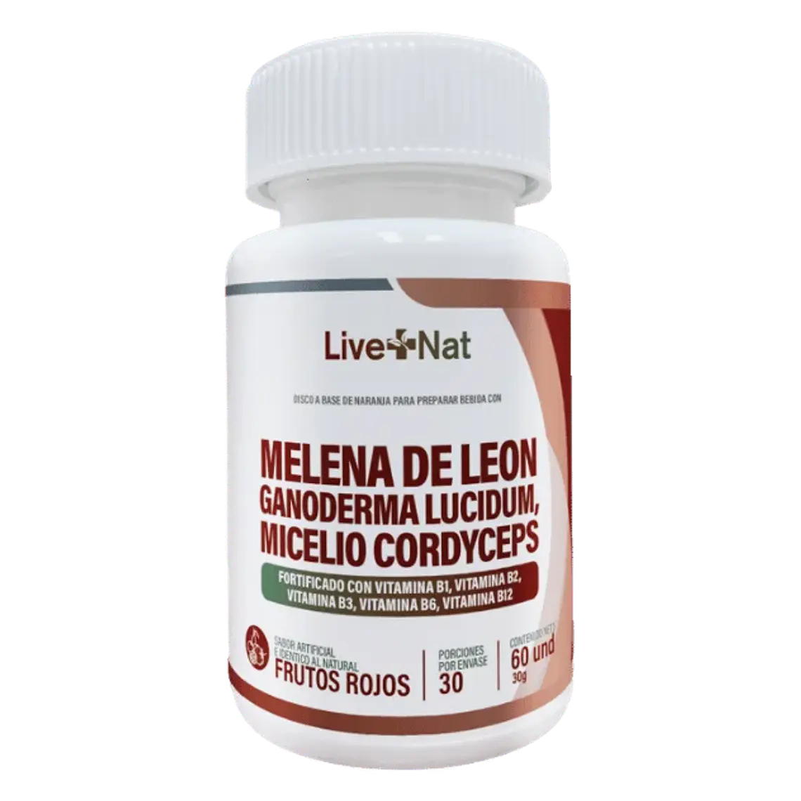 Melena De Leon Ganoderma y Cordyceps 60 Discos Live Nat 1