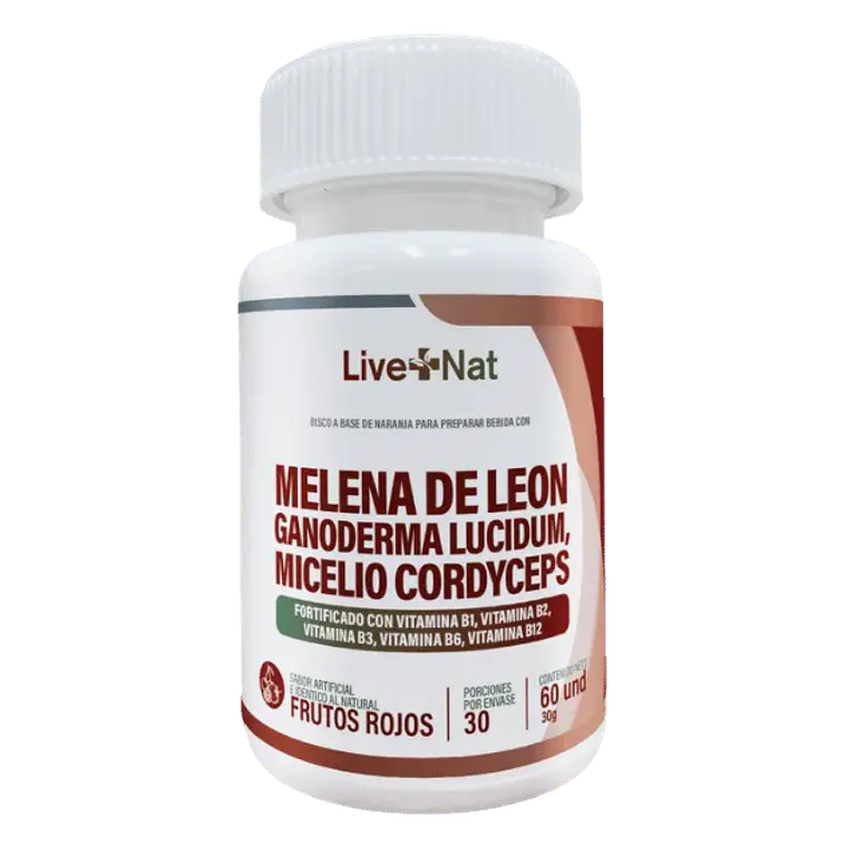 Melena De Leon Ganoderma y Cordyceps 60 Discos Live Nat 1