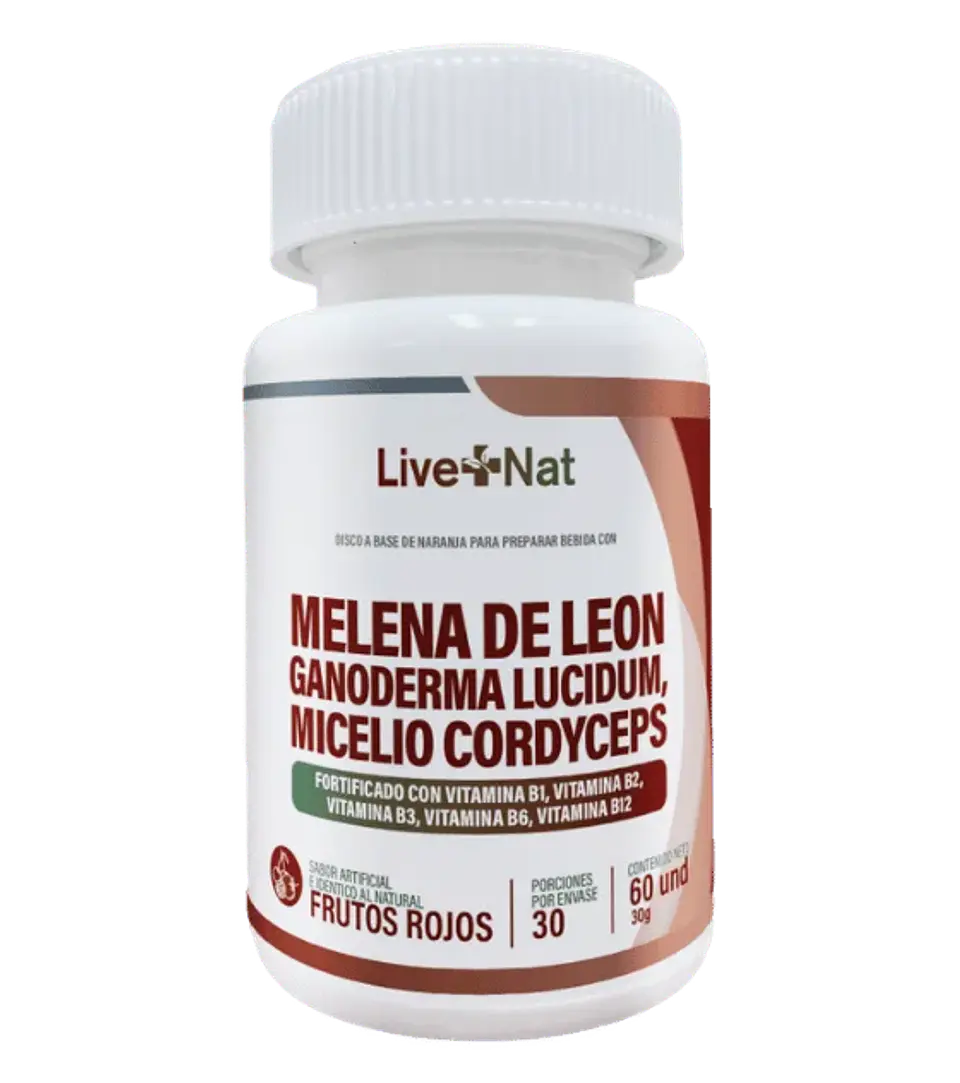 Melena De Leon Ganoderma y Cordyceps 60 Discos Live Nat 1