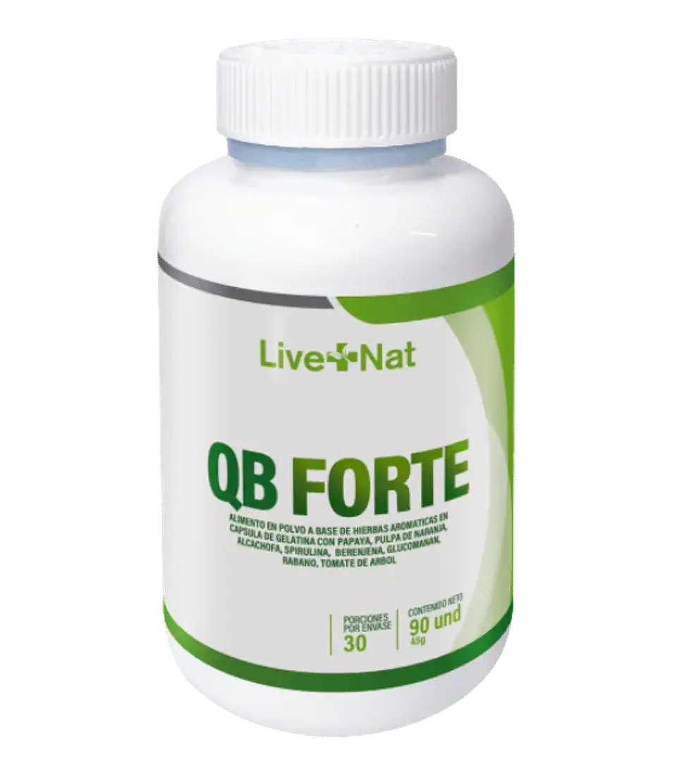 QB Forte Alcachofa Spirulina Glucomanan 90 Discos 1
