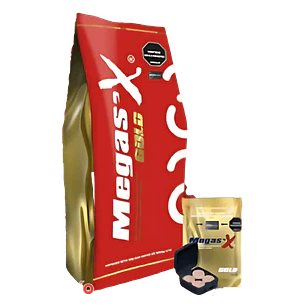 Mega x Dorado bolsa x100 conchas de 4 tab Live+Nat