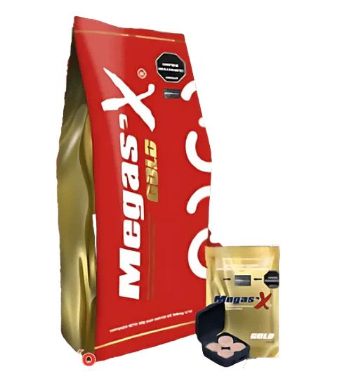 Mega x Dorado bolsa x100 conchas de 4 tab Live+Nat