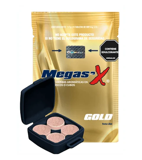 Megas X Gold Concha 4 Tabletas 