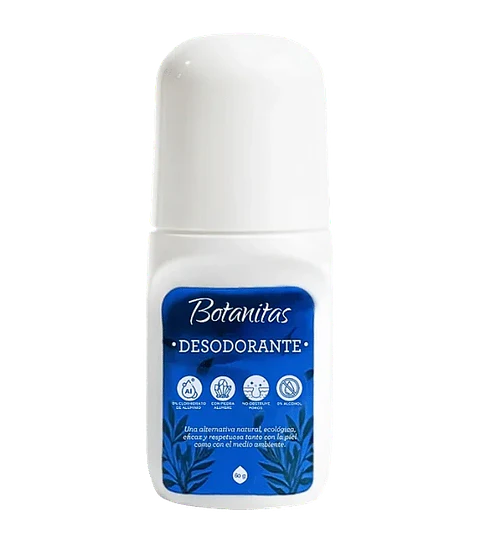 Desodorante 60 gr Sin Aluminio y con piedra de alumbre Botanitas