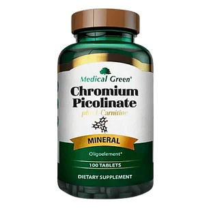Chromium Picolinate Medical Green 100 Tabletas
