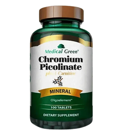Chromium Picolinate Medical Green 100 Tabletas