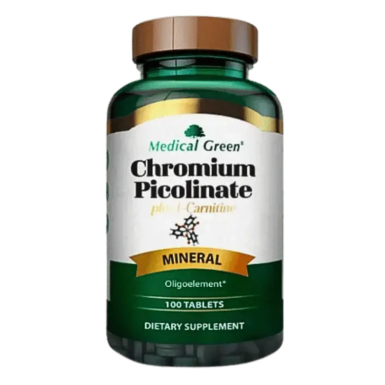 Chromium Picolinate Medical Green 100 Tabletas 1