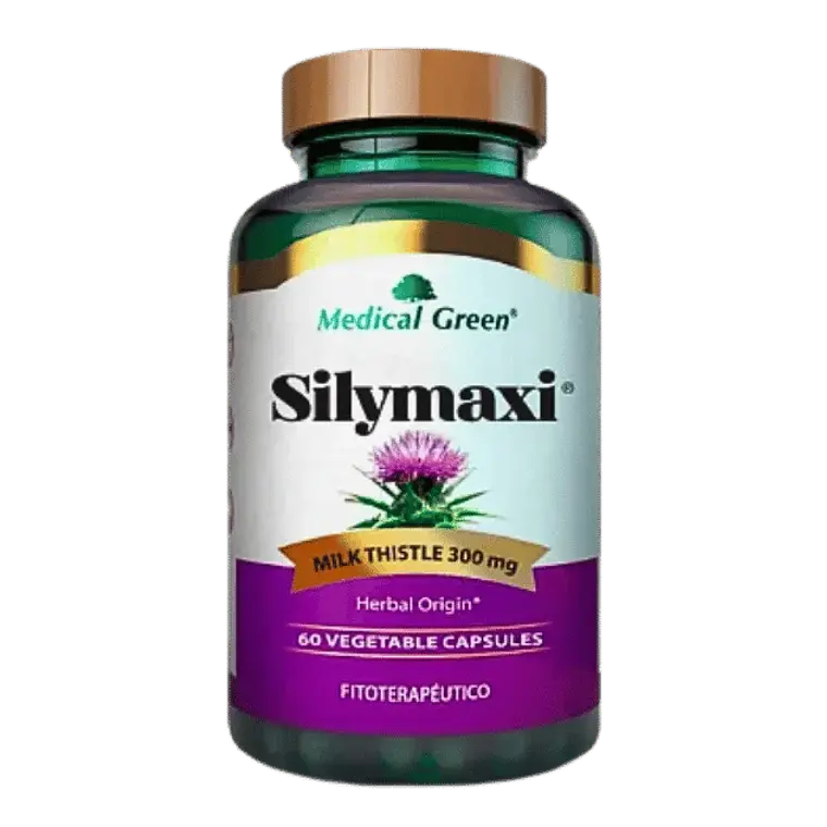 Silymaxi Milk Thistle 300 mg 60 Cápsulas Medical Green 1