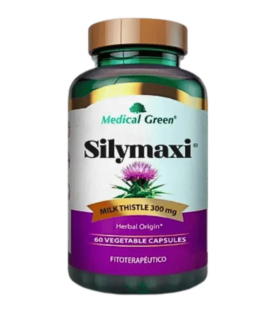 Silymaxi Milk Thistle 300 mg 60 Cápsulas Medical Green 1