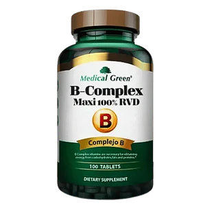 B-Complex Maxi 100% Medical Green 100 Tabletas