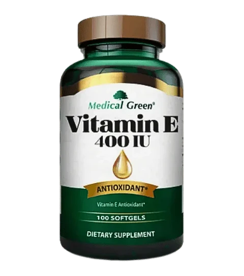 Vitamin E 400 IU Medical Green 100 Softgels