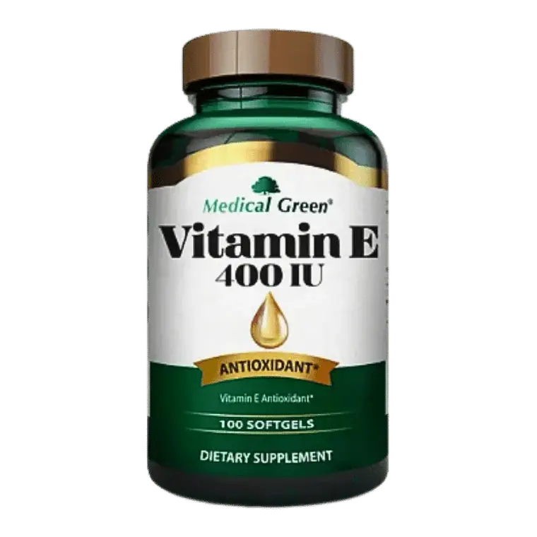 Vitamin E 400 IU Medical Green 100 Softgels 1